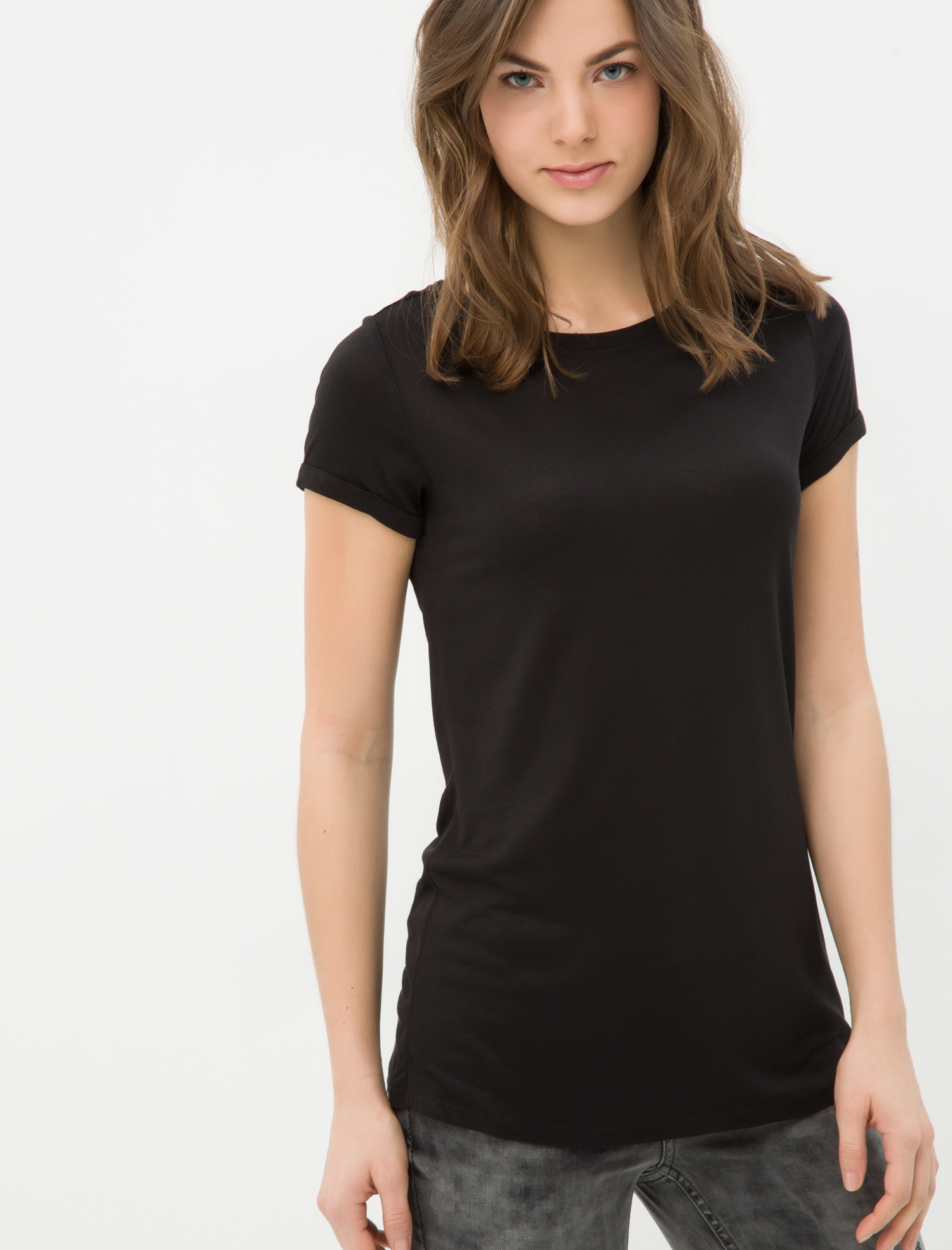 

Футболка Koton 6YAK12294YK L Black