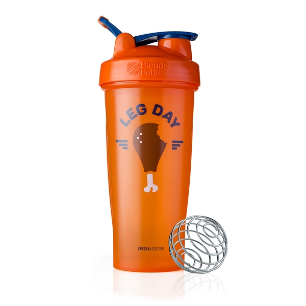 

Спортивный шейкер BlenderBottle Classic Loop 820ml Special Edition Leg Day Orange, Original (145713)