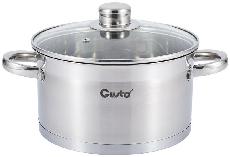 

Кастрюля Gusto Plano GT-1105-22 22 см, 4,4 л