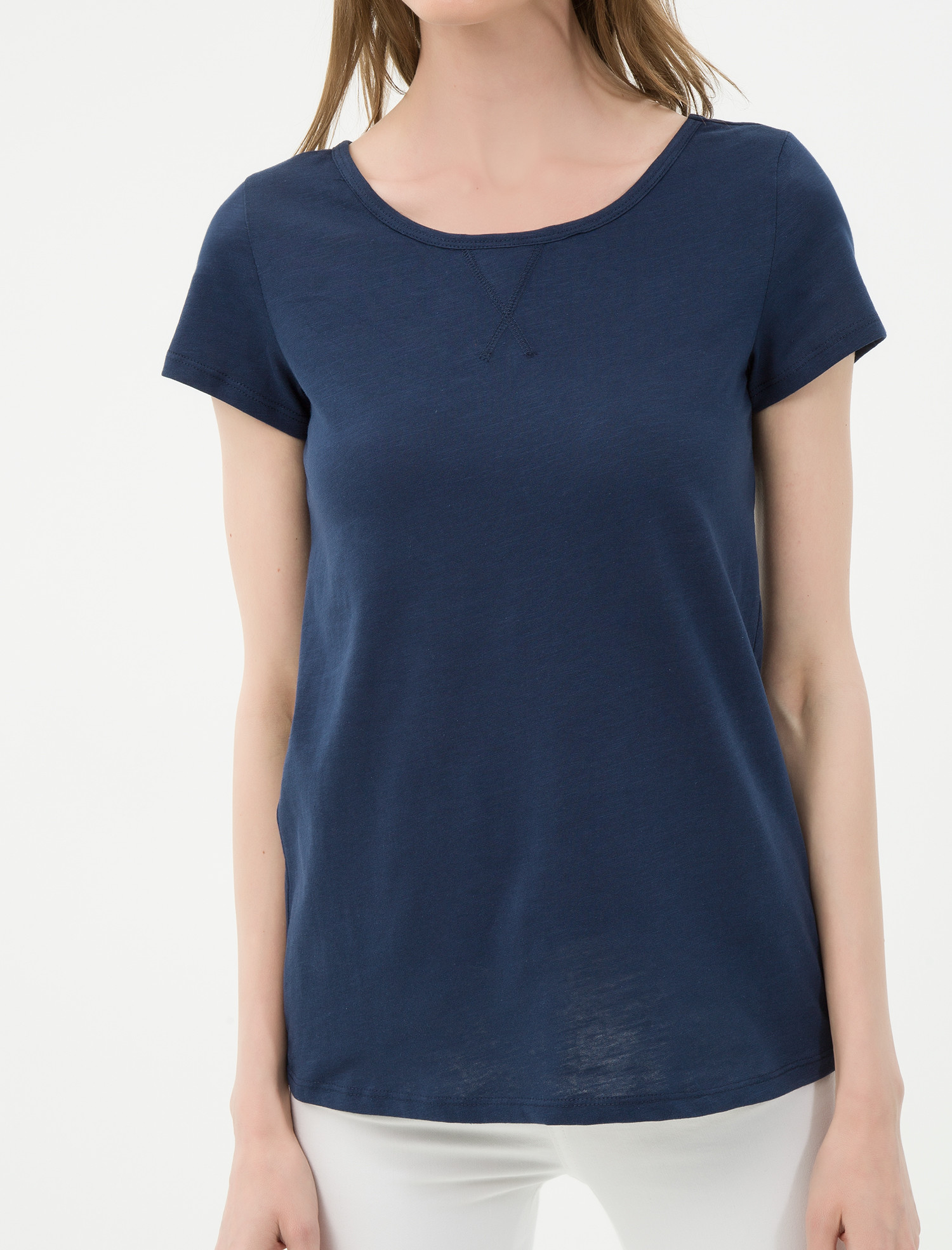 

Футболка Koton 6YAK12053OK M Marine