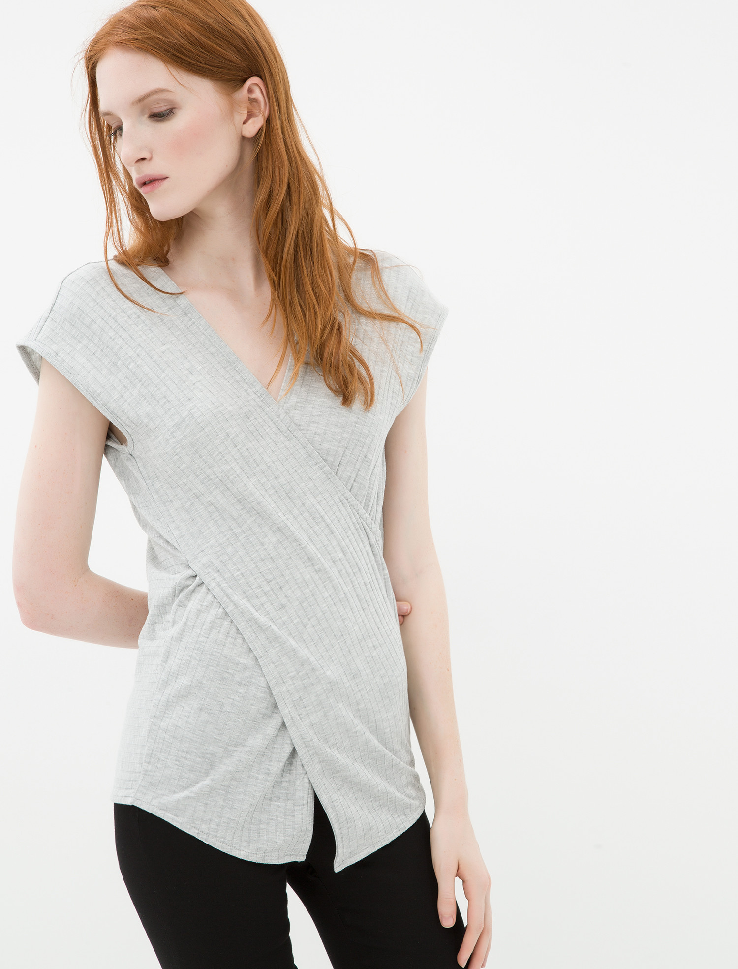 

Футболка Koton 7KAK33972EK M Grey