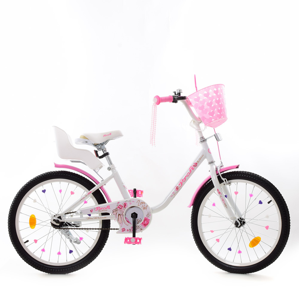

Велосипед Profi Ballerina New 20" Y2085-1K White / Pink (Y2085-1K)