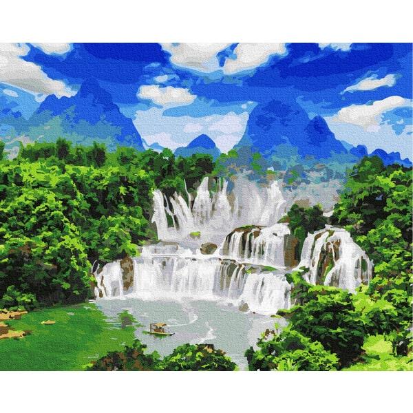 

Картина по номерам "Водопад Детиан" BrushMe холст на подрамнике 40x50см GX27324
