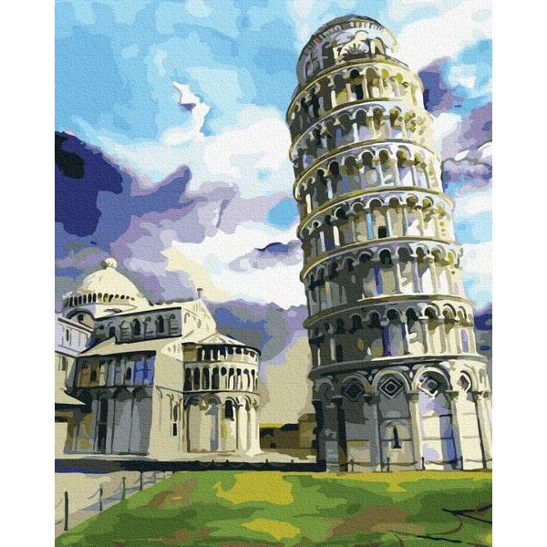 

Картина по номерам "Пизанская башня" BrushMe холст на подрамнике 40x50см GX35506