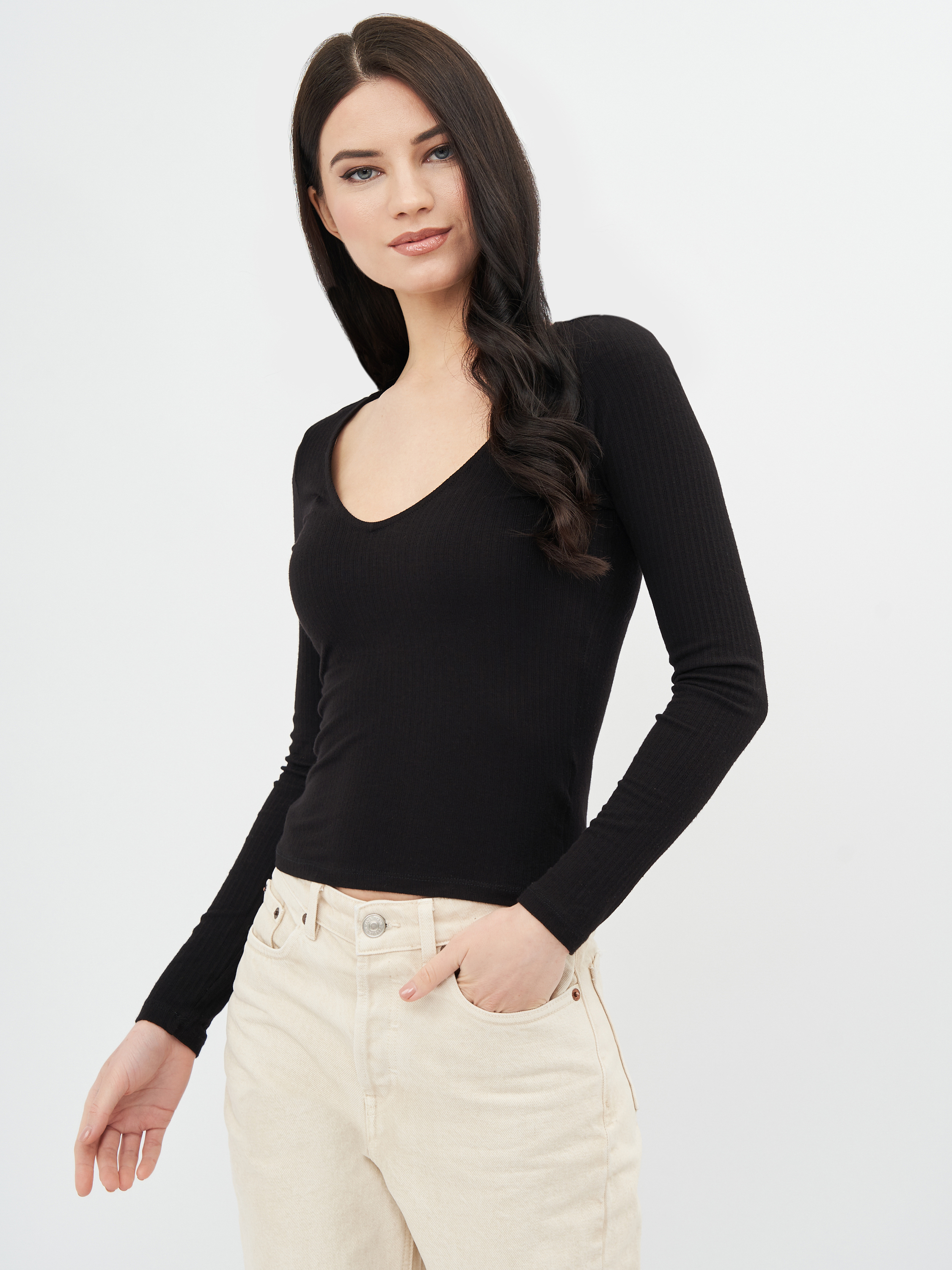 

Лонгслив Monki 502-6966248  Черный, Лонгслив Monki 502-6966248 XS Черный