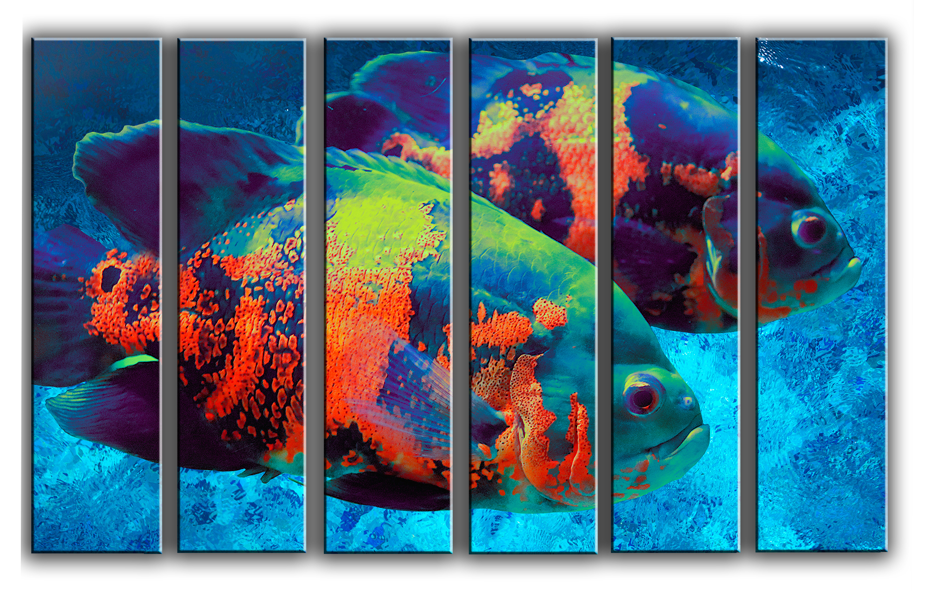 

Модульная картина на холсте из 6 частей морская жизнь природа пейзаж ландшафт Hotel Arizona HD 112 см x 171 см