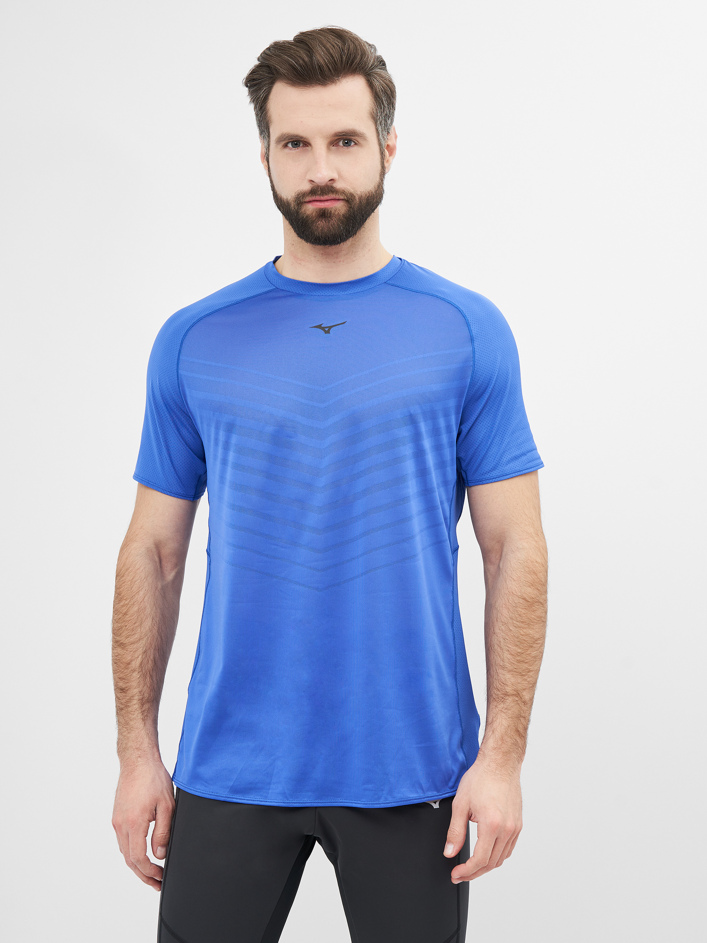 

Футболка Mizuno Jacquard Mesh J2GA002229  Голубая, Футболка Mizuno Jacquard Mesh J2GA002229 XL Голубая