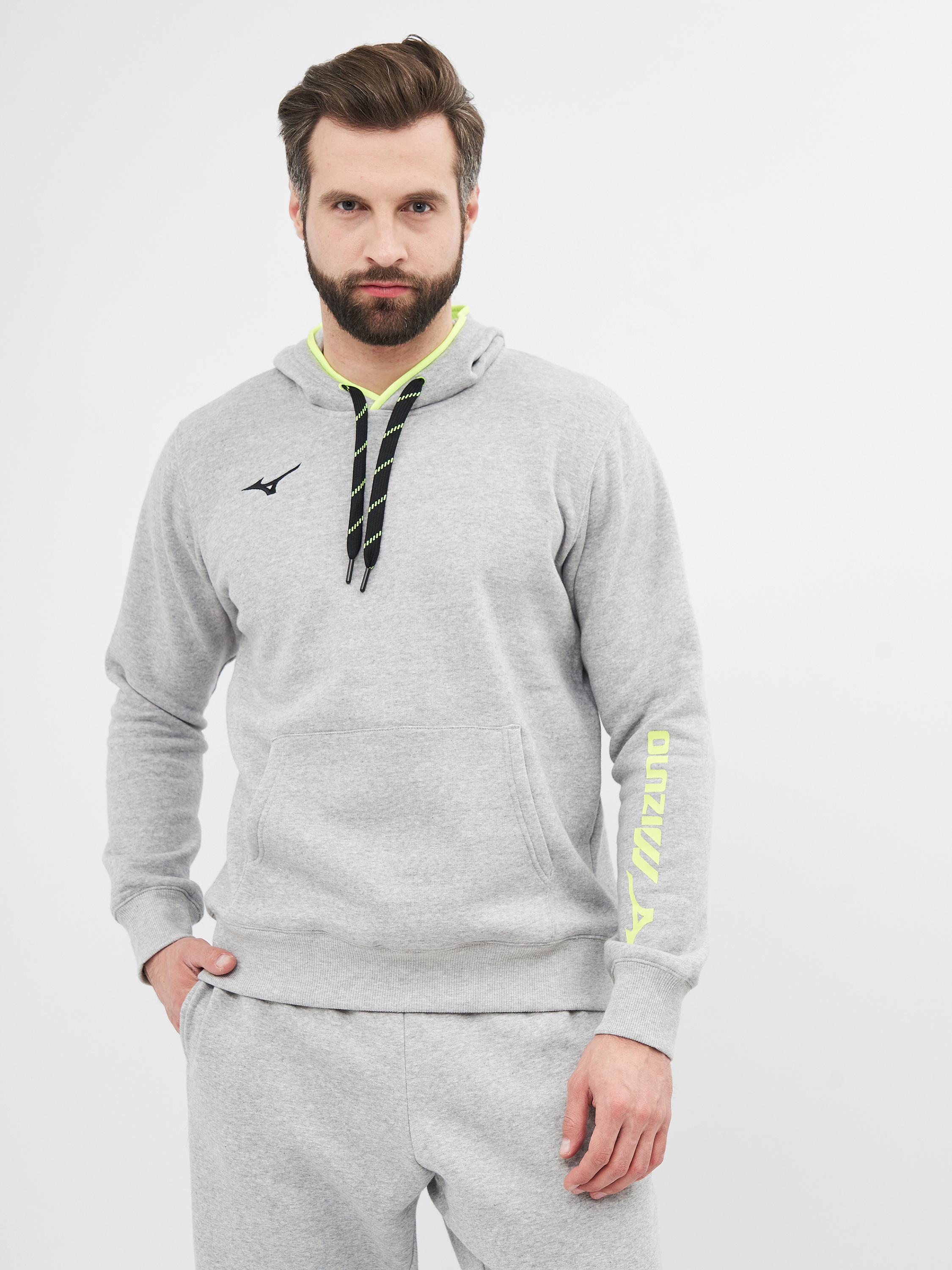 

Худи Mizuno 32EC700805 XXL Серое