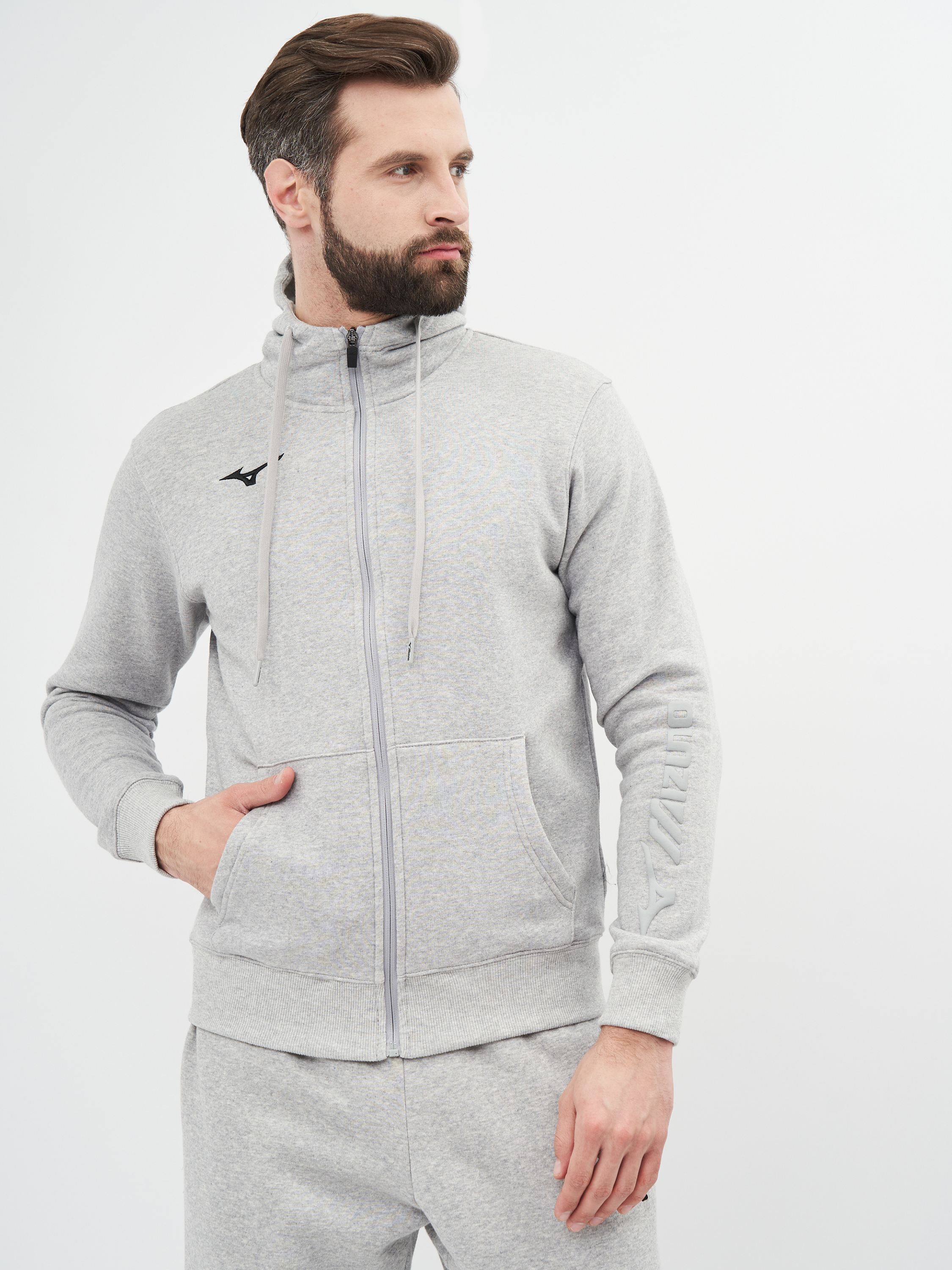 

Спортивная кофта Mizuno Sweat FZ Hoodie 32EC850005  Серая, Спортивная кофта Mizuno Sweat FZ Hoodie 32EC850005 L Серая