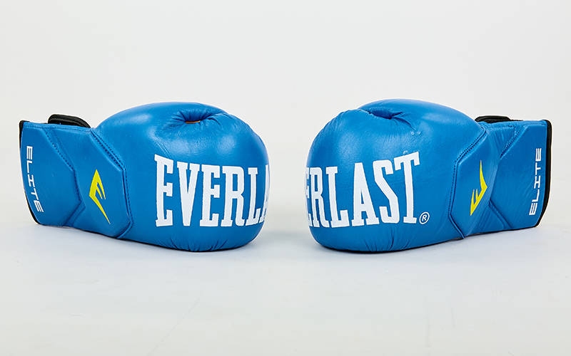 

Перчатки боксерские кожаные на липучке Everlast MA-6758-B (12 унции)