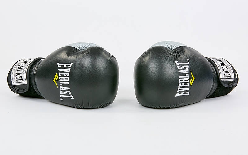 

Перчатки боксерские кожаные на липучке Everlast MA-6750-BKS (12 унции)