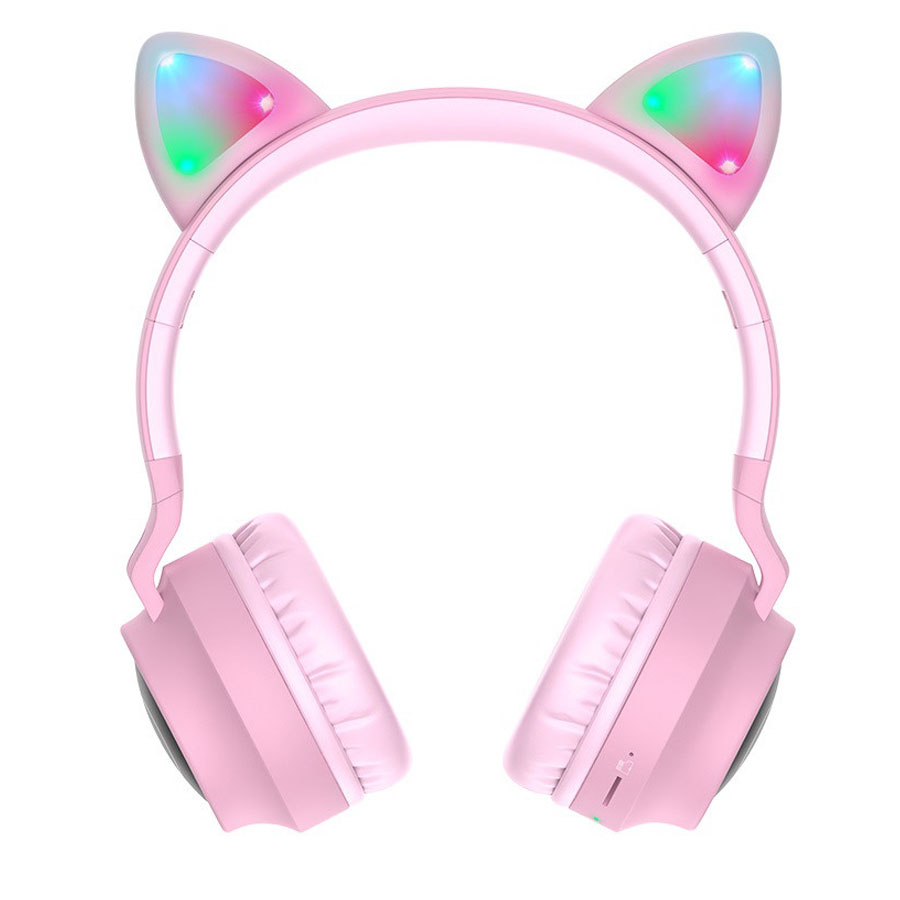 

Bluetooth наушники Hoco W27 Розовый
