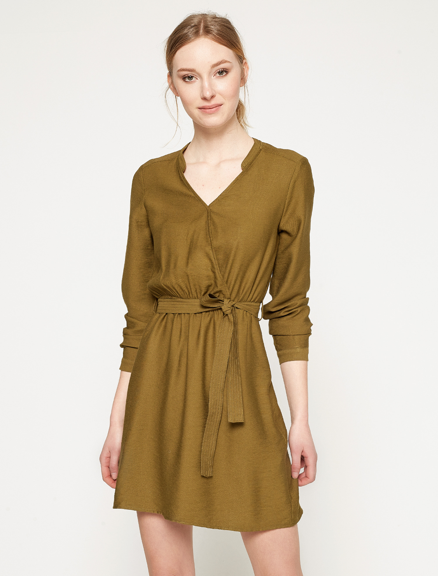 

Платье Koton 7YAK88435PW 40 Khaki