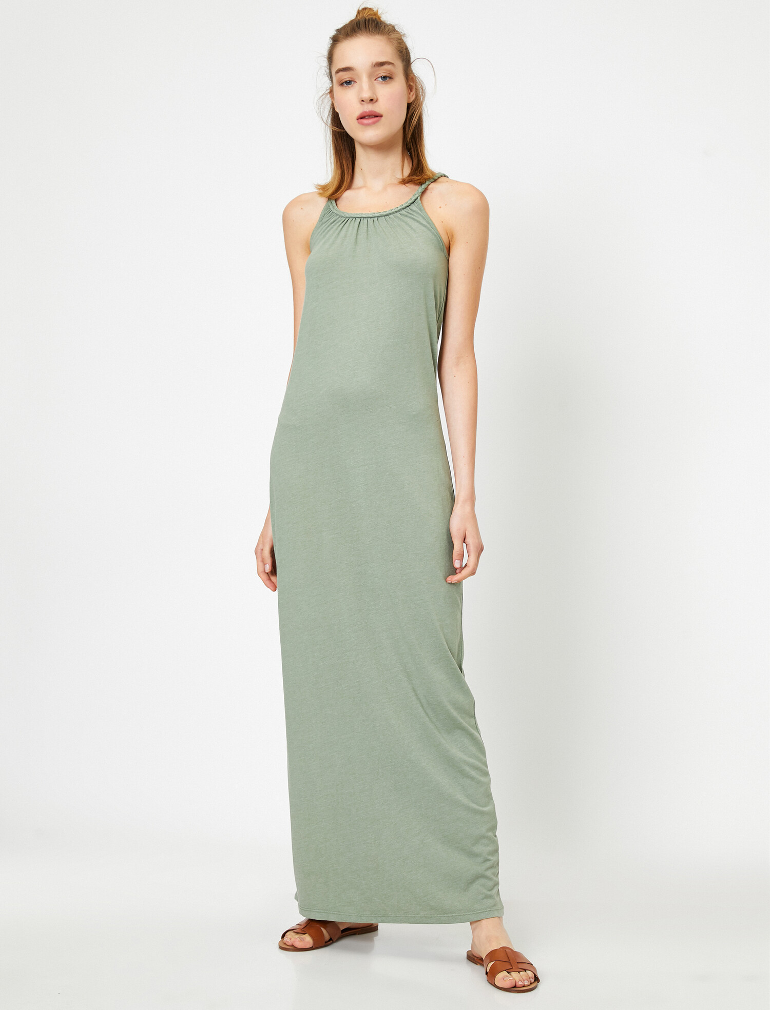 

Сарафан Koton 7YAL89582OK XS D.Khaki