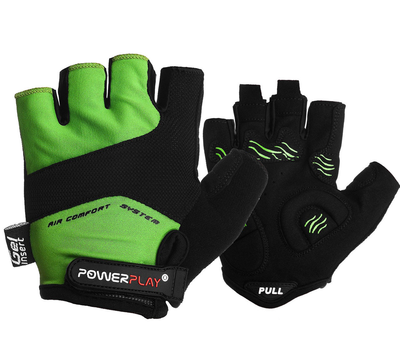 

Велоперчатки унисекс PowerPlay 5013 B Зеленые L