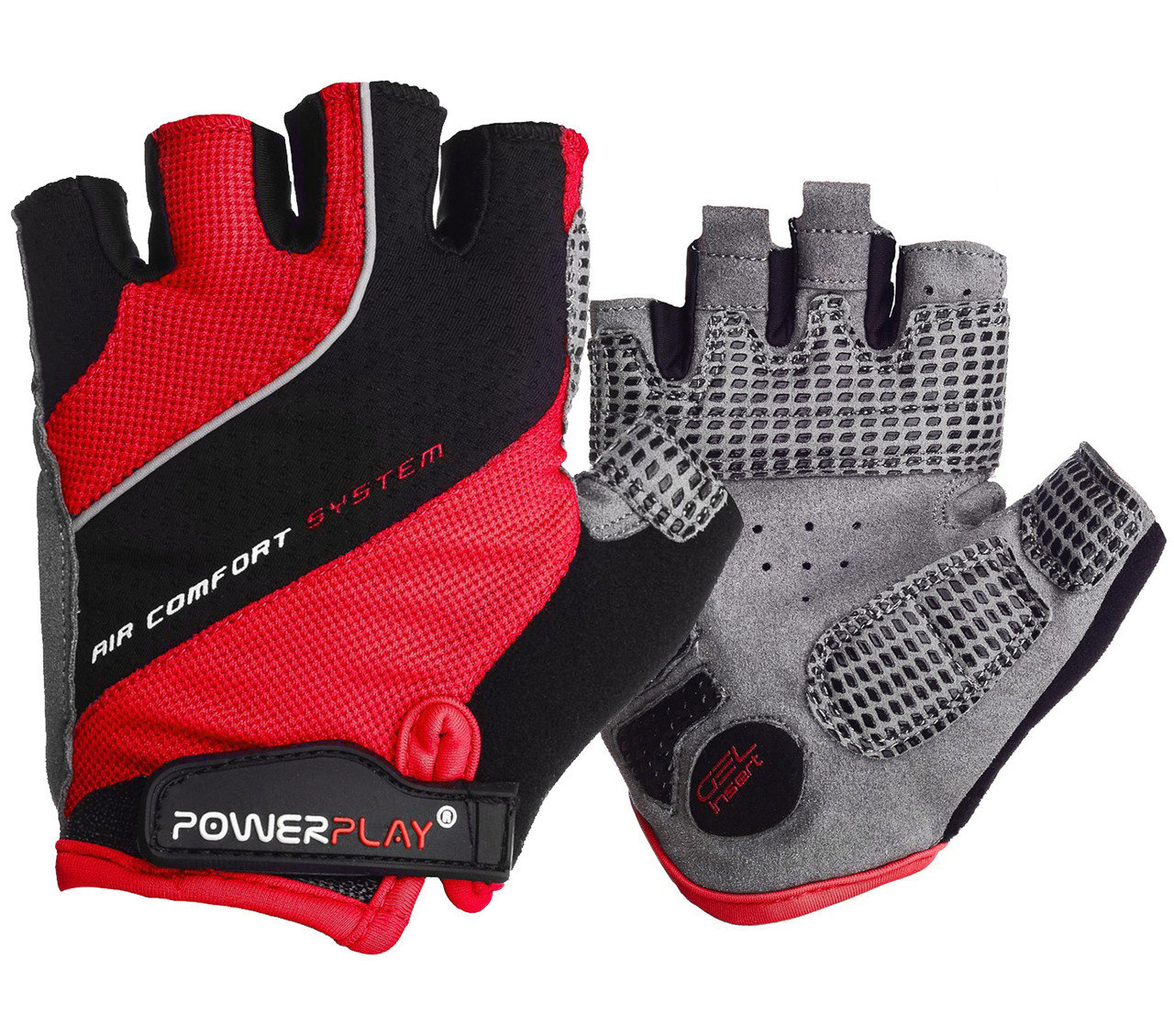 

Велоперчатки унисекс PowerPlay 5023 Men Красные M