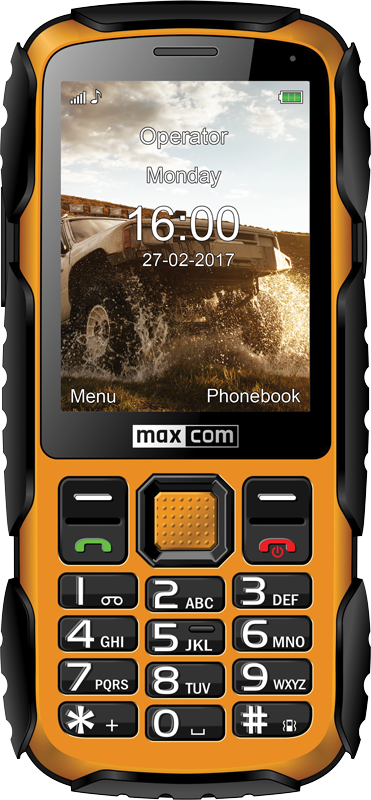 

Мобильный телефон Maxcom MM920 Black-Yellow