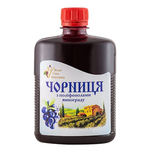 

Черника с полифенолами винограда Живая Сила Винограда 500 мл Биокомплекс