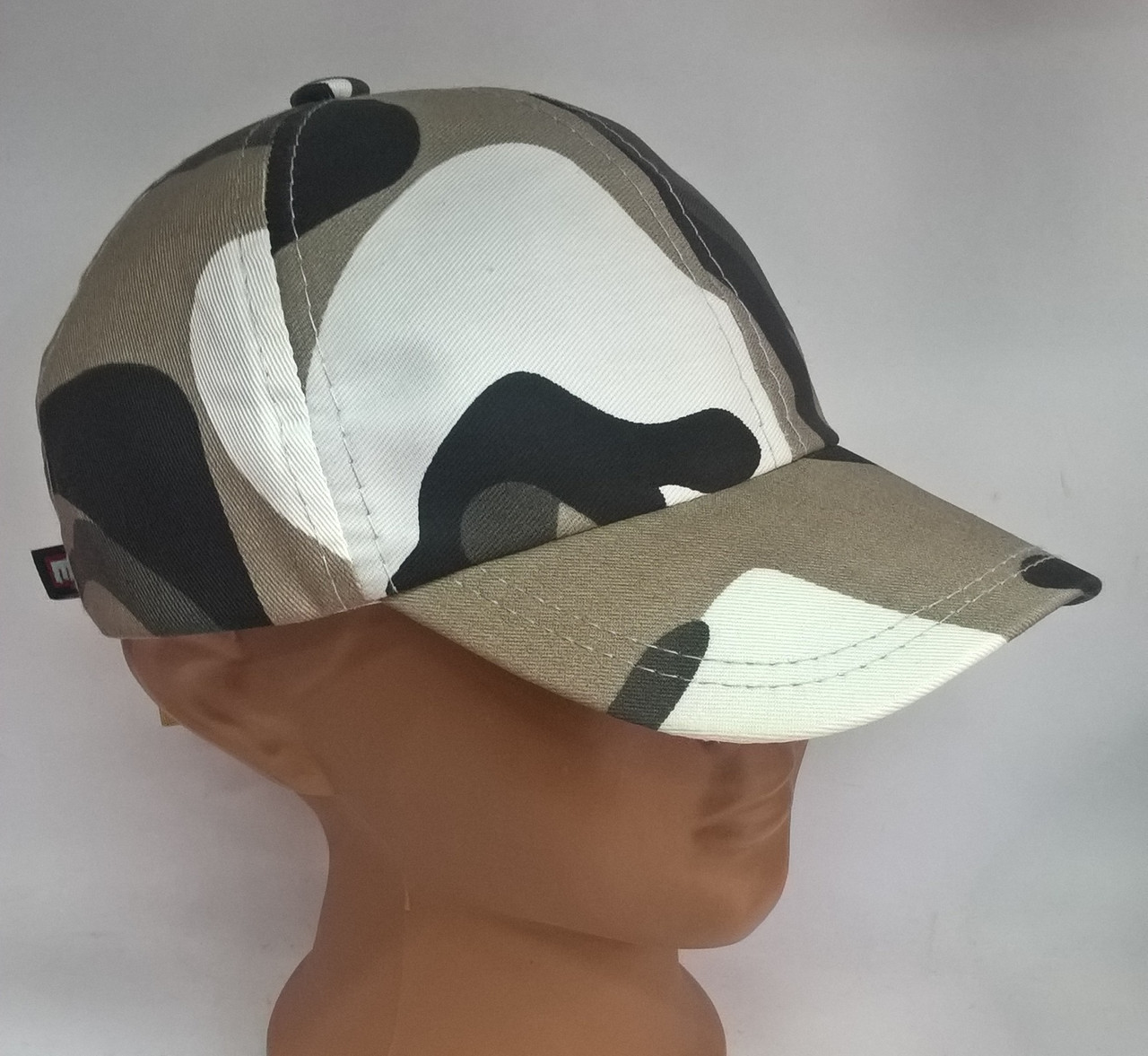 

Детская летняя бейсболка джинс камуфляж 618Д/6 Ellipse размер 48 см