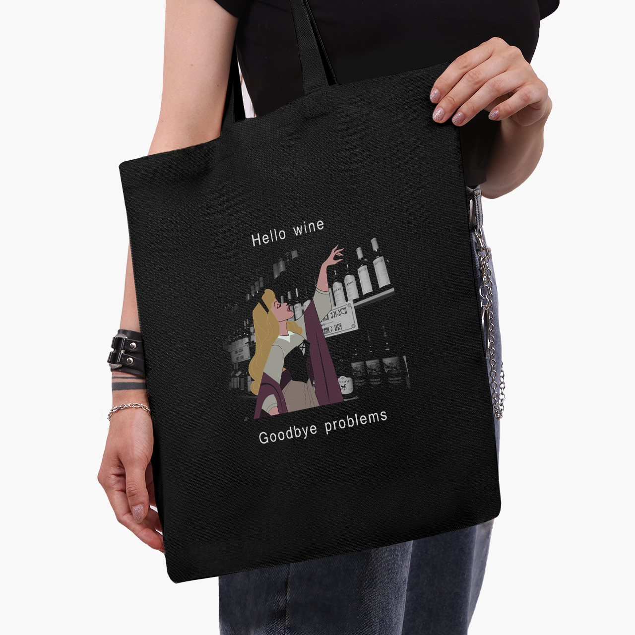 

Эко сумка шоппер Disney Sleeping Beauty (9227-1432-2) 41x35 см Черный
