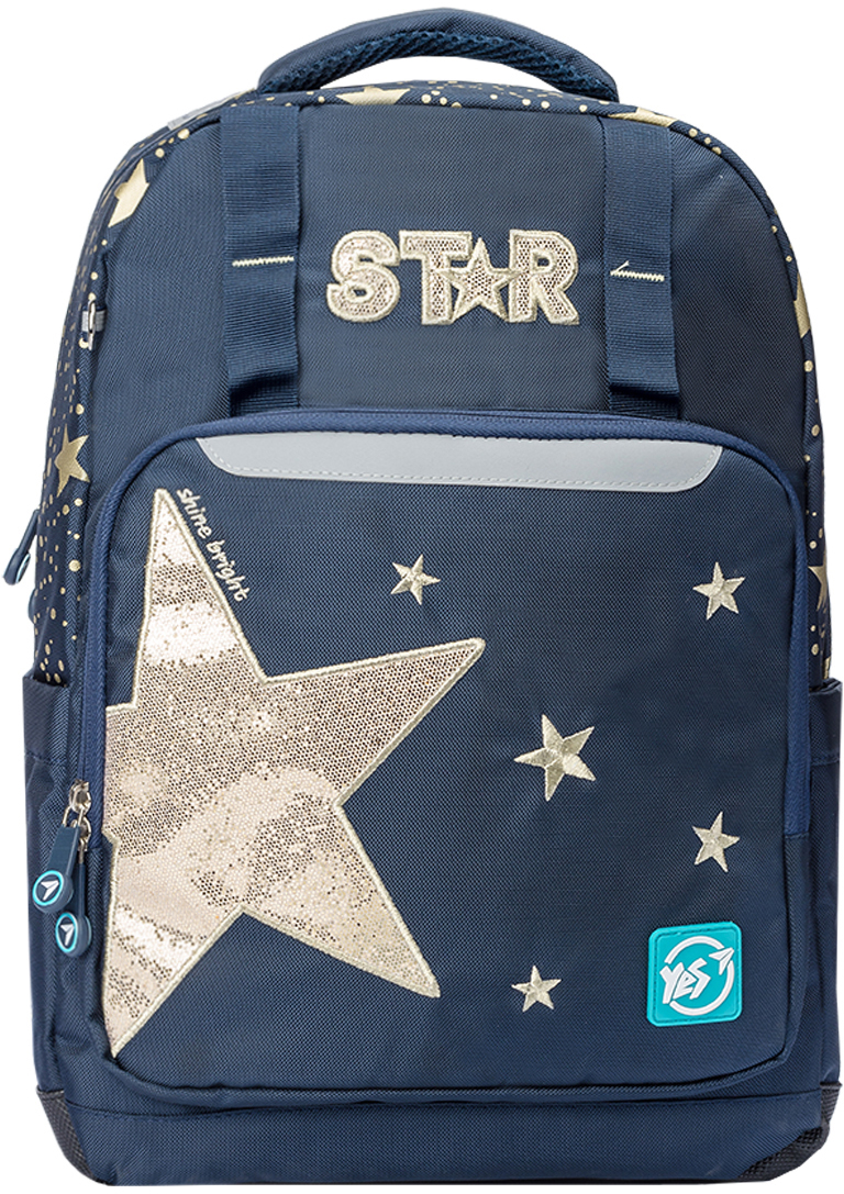 

Рюкзак школьный YES Т-89 Star золото Женский (558140)