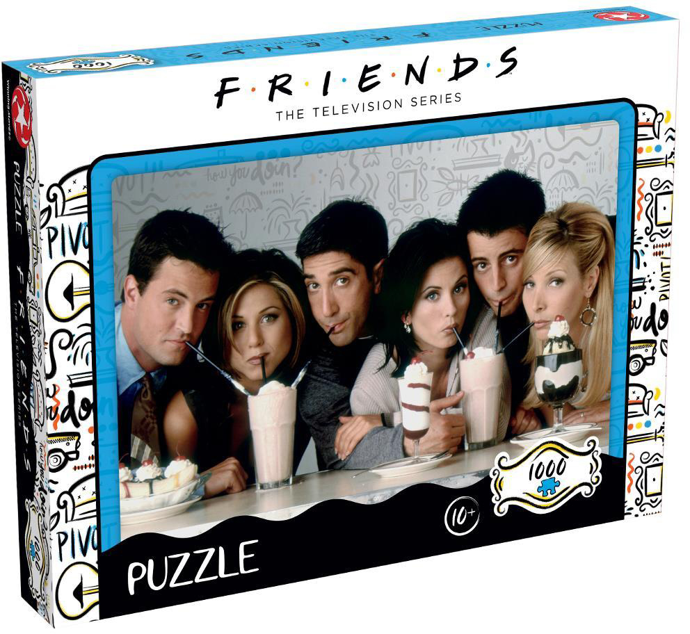 

Пазл Winning Moves Jigsaw Puzzle Friends Milkshake 1000 элементов (WM00377-ML1-6) (5036905039604)