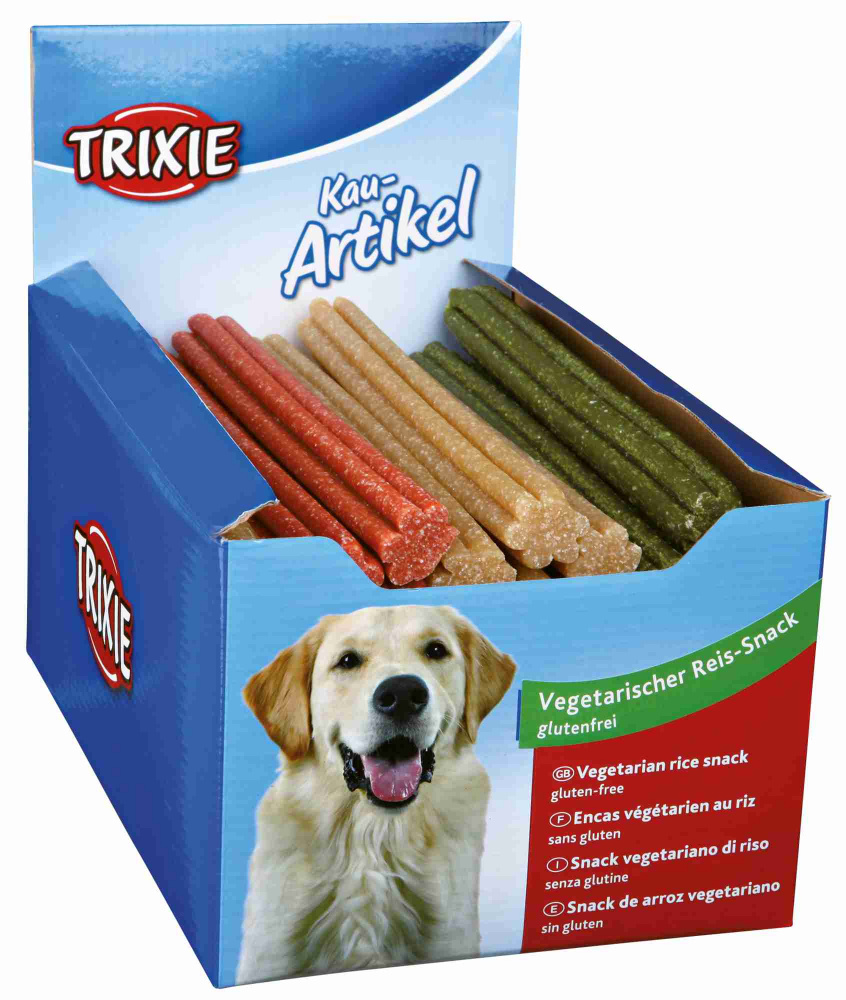 

Лакомство для собак Rice Chewing Sticks Trixie с рисом 40шт. 4кг (TX-31514)