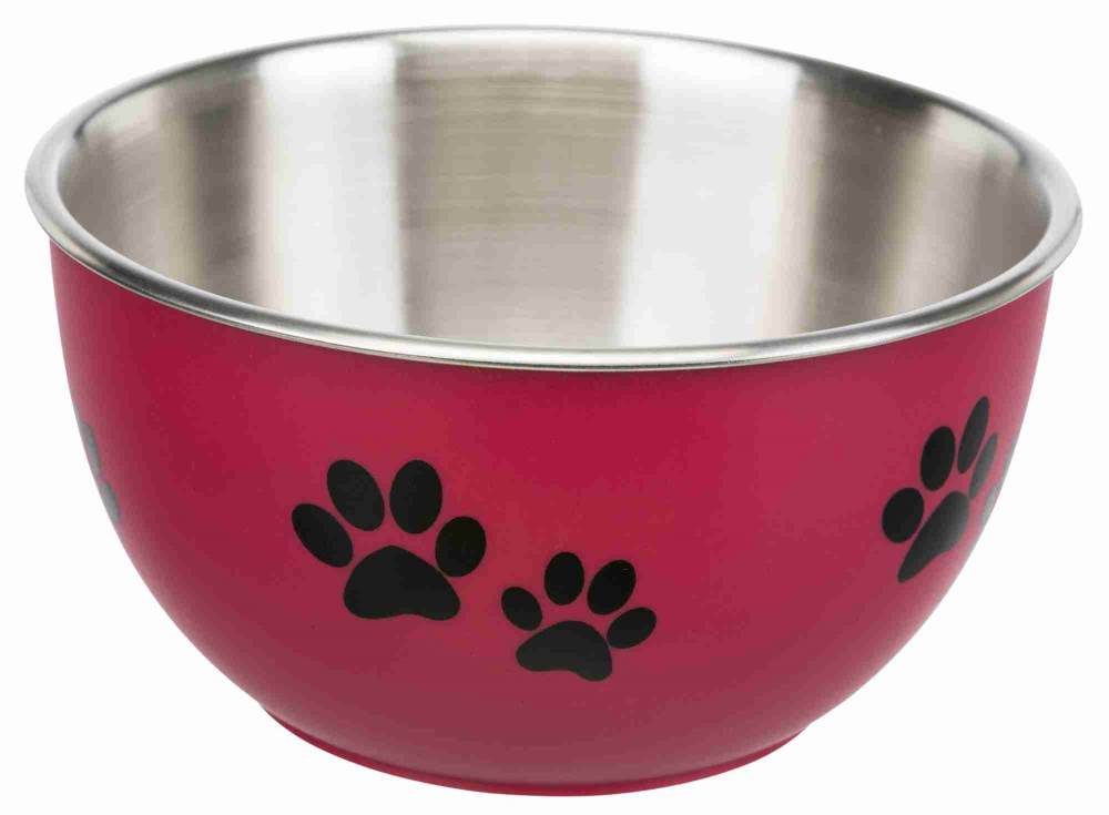 

Миска металлическая для собак Trixie покрытая пластиком с крышкой 1,3л х 17см (TX-25237)