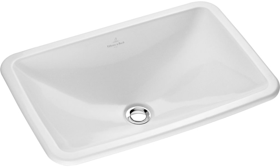 

Умывальник Villeroy & Boch LOOP & FRIENDS 60*40см встраиваемый, белый альпин 61450001