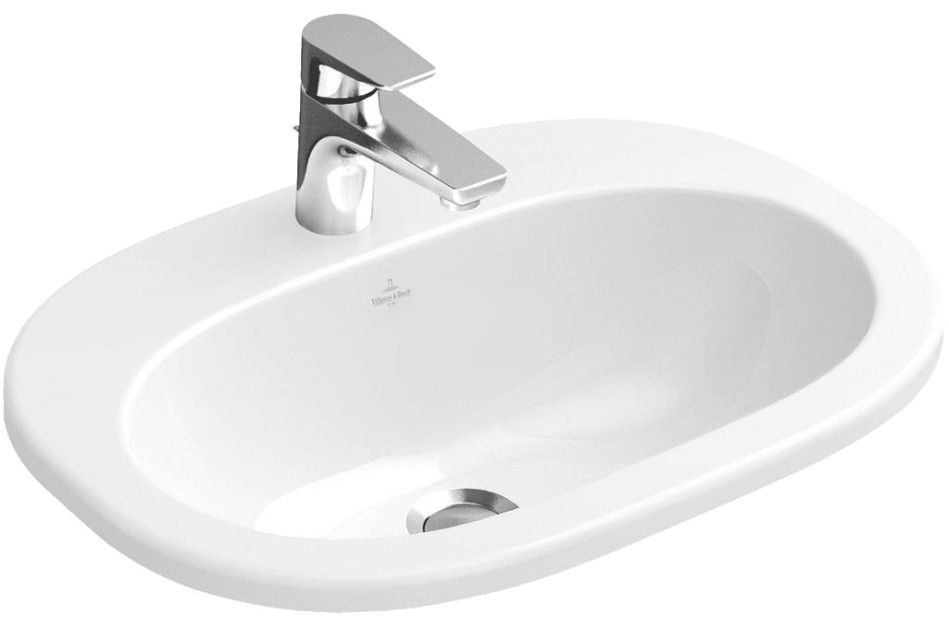 

Умывальник VILLEROY & BOCH O.Novo встраиваемый 56*40,5см белый альпин 41615601