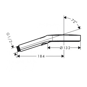 

Ручной душ Hansgrohe Rainfinity 130 3jet покрытия матовый белый 26864700