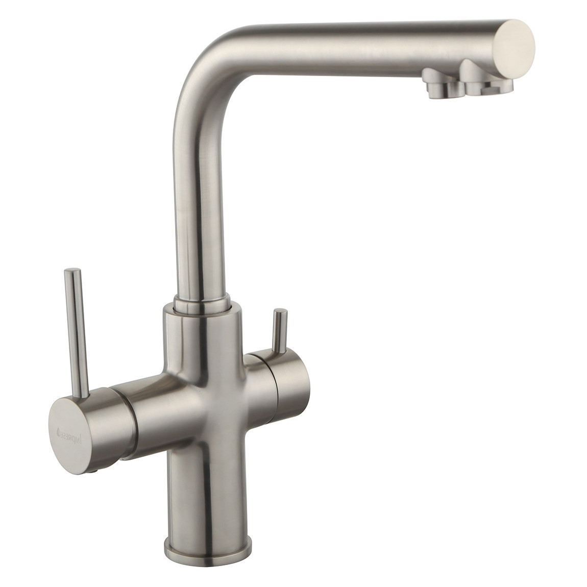 

Смеситель для кухни Imprese DAICY однорычажный с подключением питьевой воды сатин 55009S-F