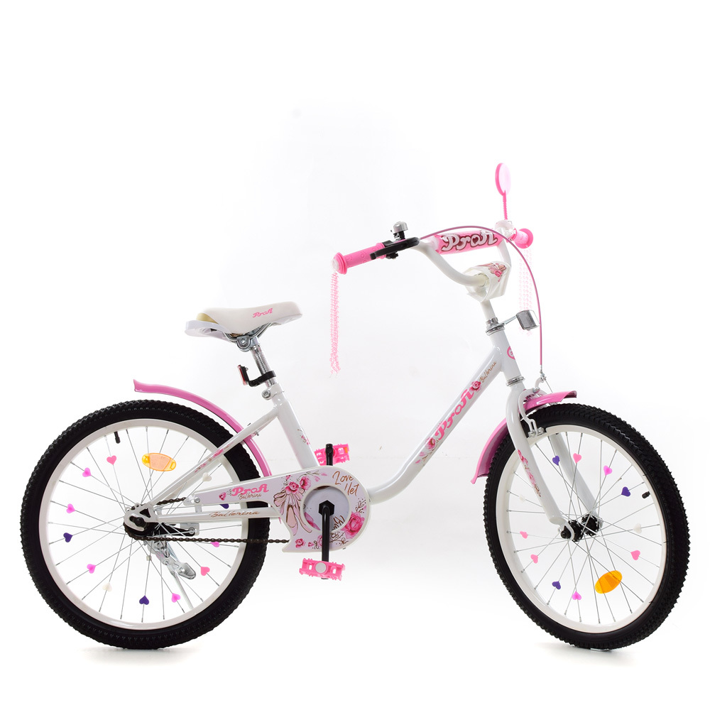 

Велосипед Profi Ballerina New 20" Y2085 White / Pink (Y2085)