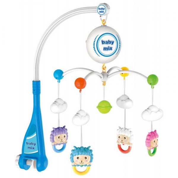 

Мобиль-карусель Baby Mix Овечки HS-1668M музыкальный Разноцветный