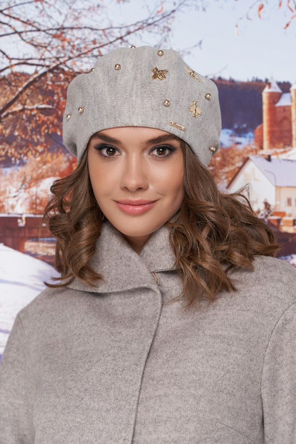 

Берет «Майя» Braxton 26069006 56-59 см светлый кофе 6015