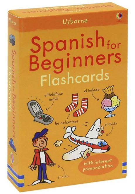 

Spanish for Beginners Flashcards (комплект из 102 карточек)