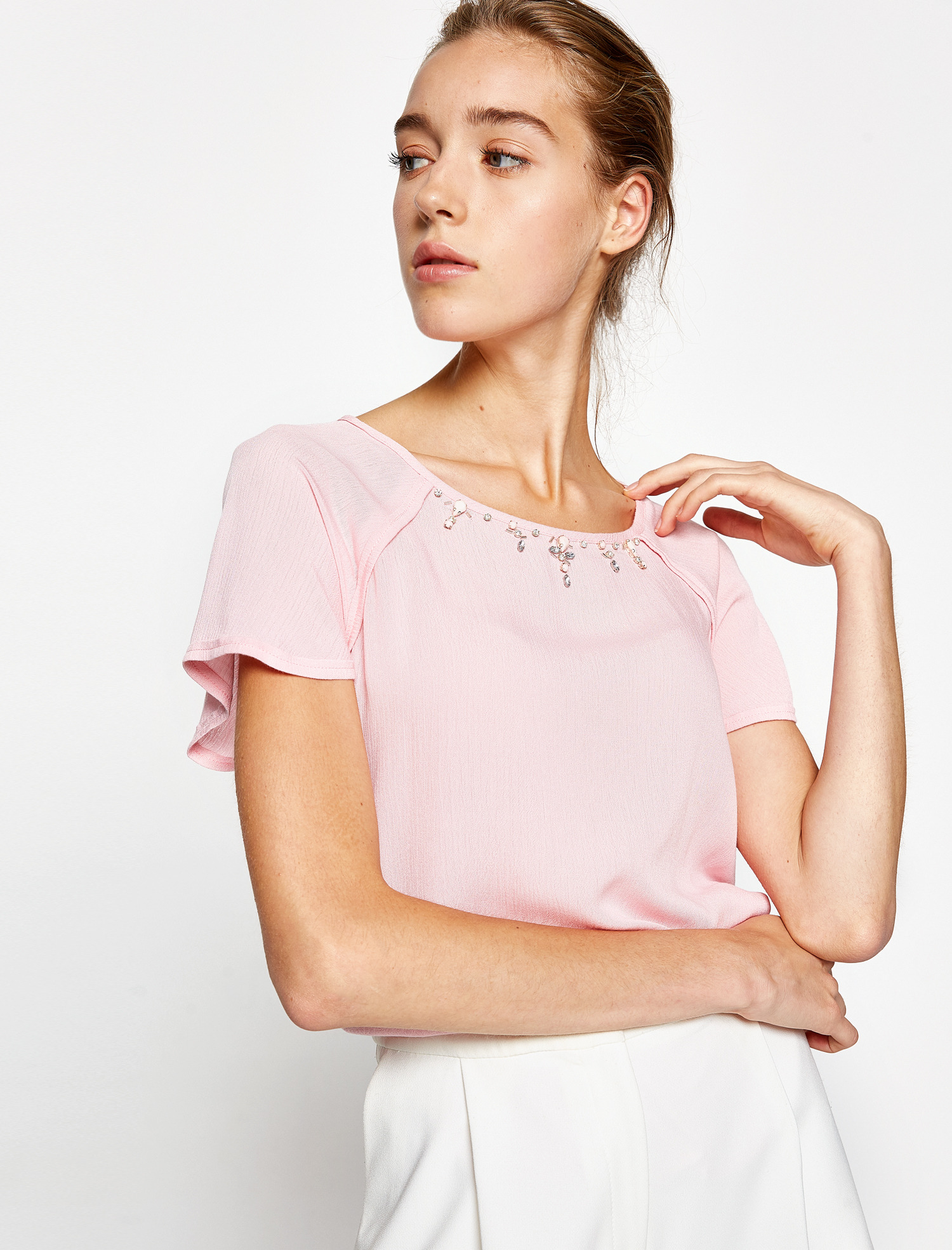 

Блузка Koton 7YAK68127OW-909  Pink, Блузка Koton 7YAK68127OW-909 42 Pink
