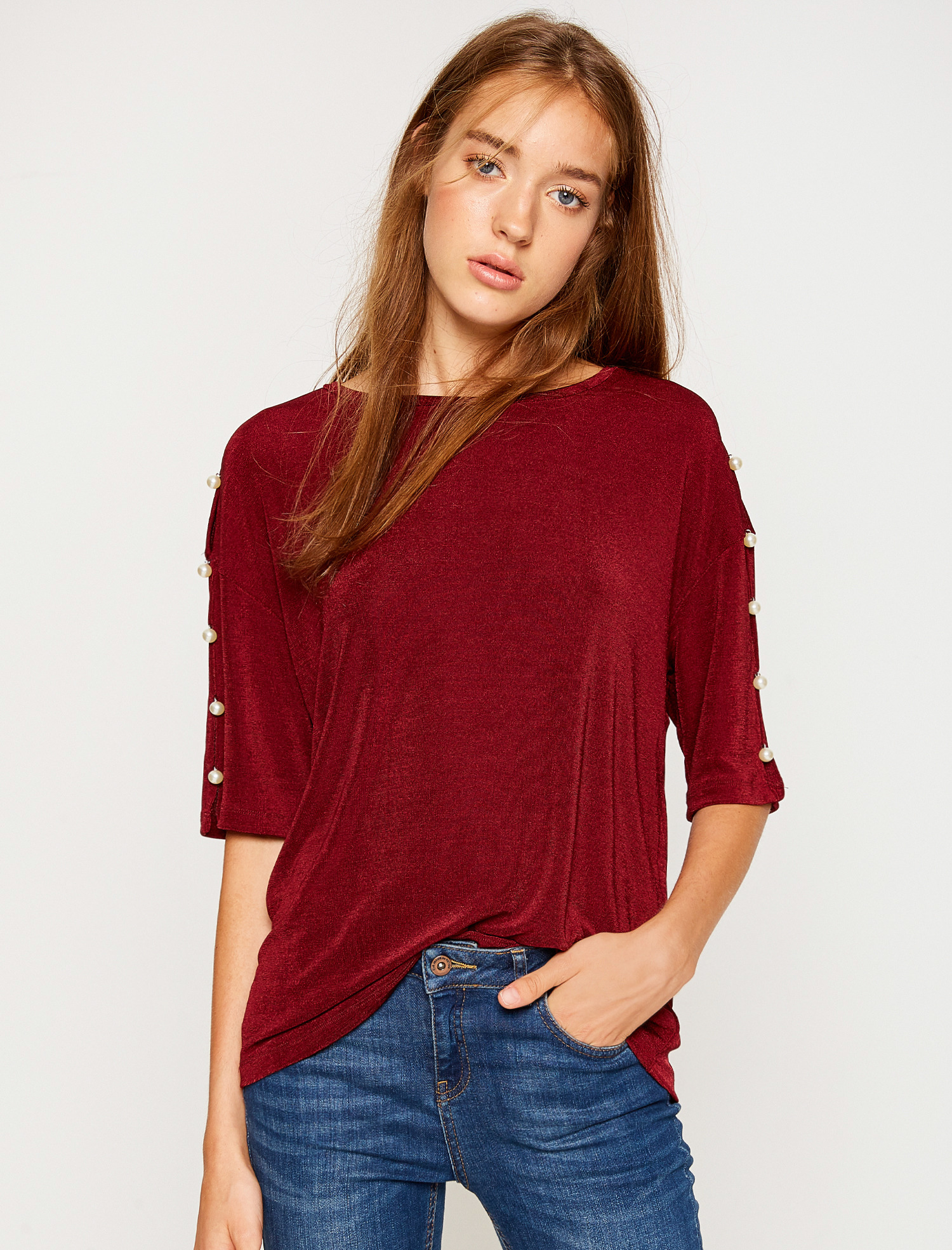 

Джемпер Koton 8KAK18037GK-485 L Bordeux