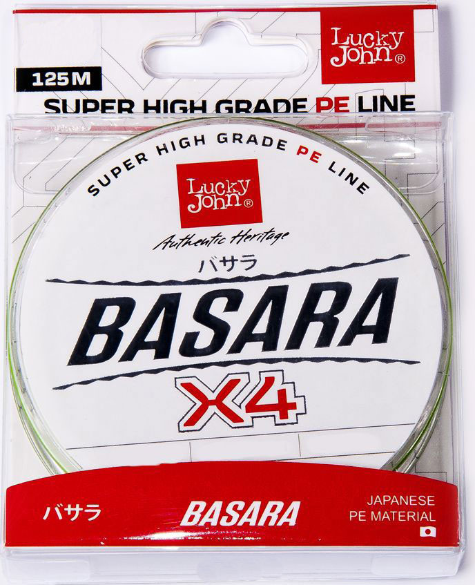 

Шнур Lucky John Basara Light Green Х4 PE 125m 0.132mm Светло-зеленый (LJ4102-013)