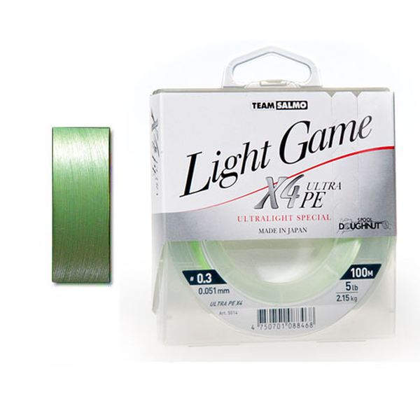 

Плетеный шнур Team Salmo LIGHT GAME X4 ULTRA PE 5014-006 (5014-006)