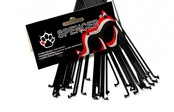 

Спицы Spencer 36шт, нержавеющие, 292мм, без ниппеля, черный (SZBS292)