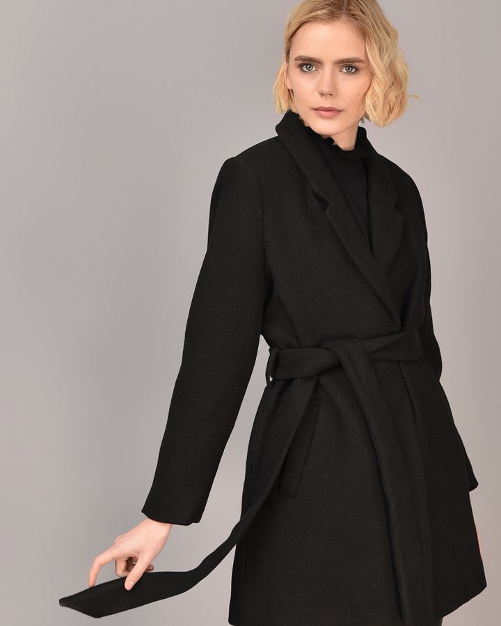 

Пальто H&M Черный M 2000001854686