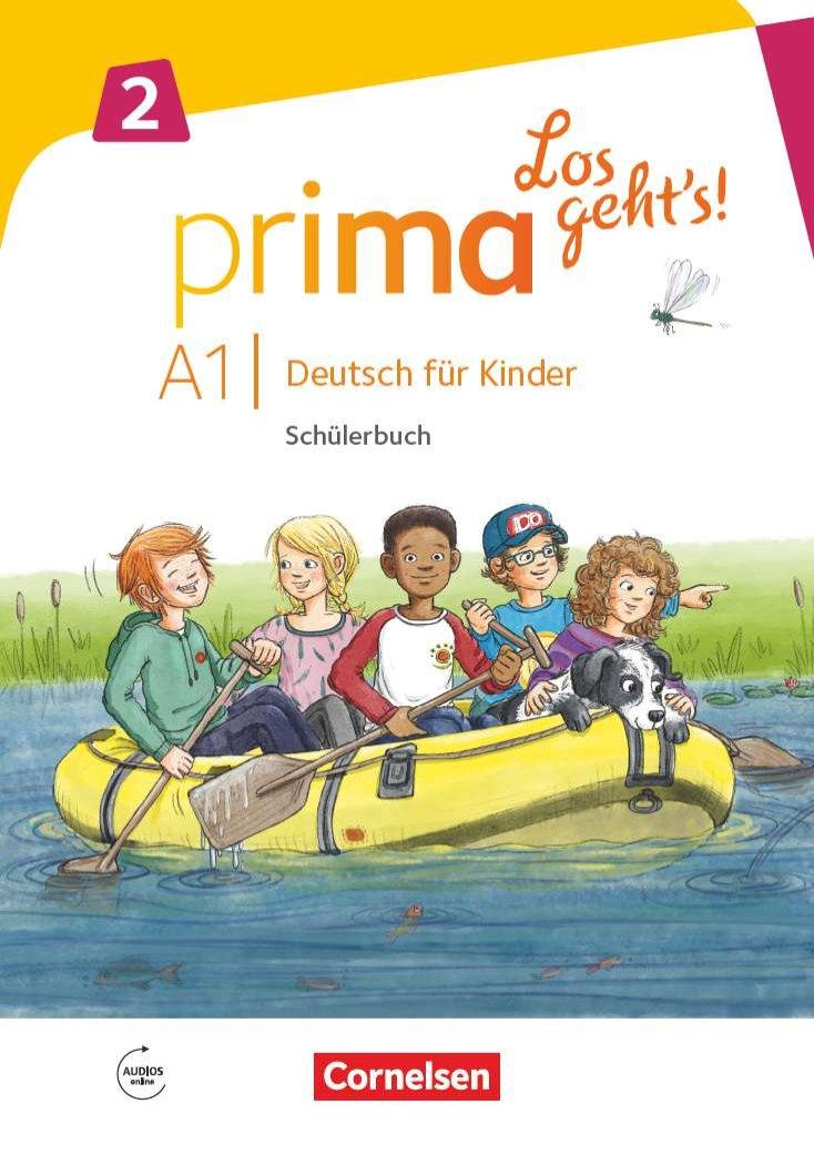 

Prima - Los geht's! - Deutsch für Kinder Band 2. Schülerbuch mit Audios online-Анжеліка Лундквіст-Мог, Л. Цепілевська-Качмарек, Олександра Обрадович-(978-3-06-520626-6)