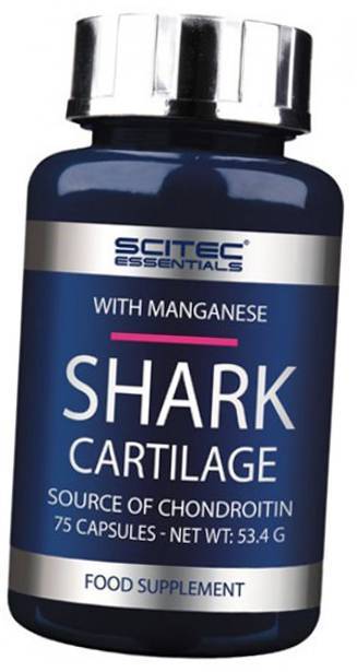 

Акулий хрящ, Shark Cartilage, Scitec Essentials 75капс (03170002)