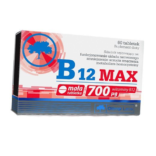 

Витамин В12, Цианокобаламин, B12 MAX, Olimp Nutrition 60таб (36283093)