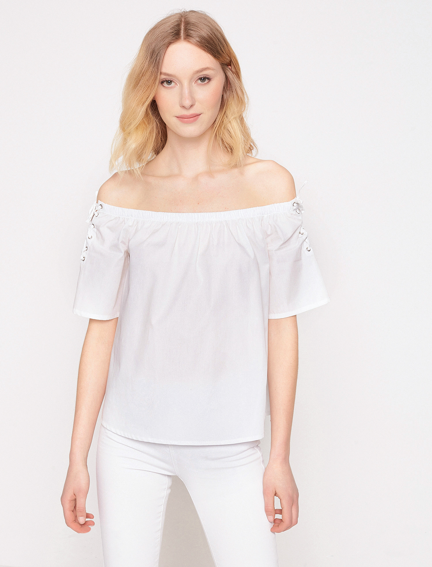 

Блузка Koton 7YAK63769OW-000  White, Блузка Koton 7YAK63769OW-000 40 White