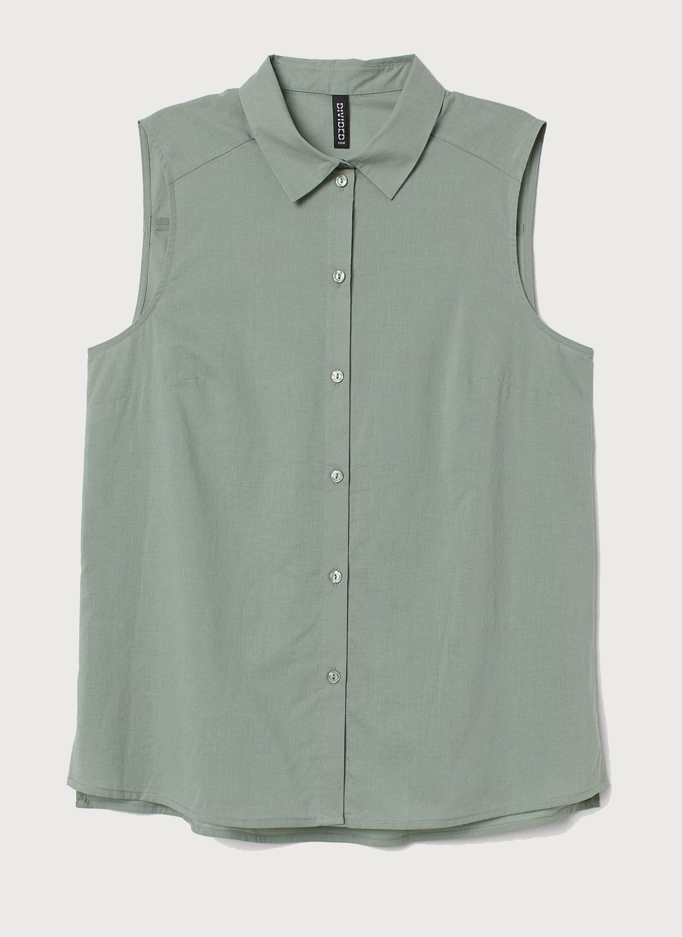 

Блузка H&M 1003-8574271 38 Зеленая хаки