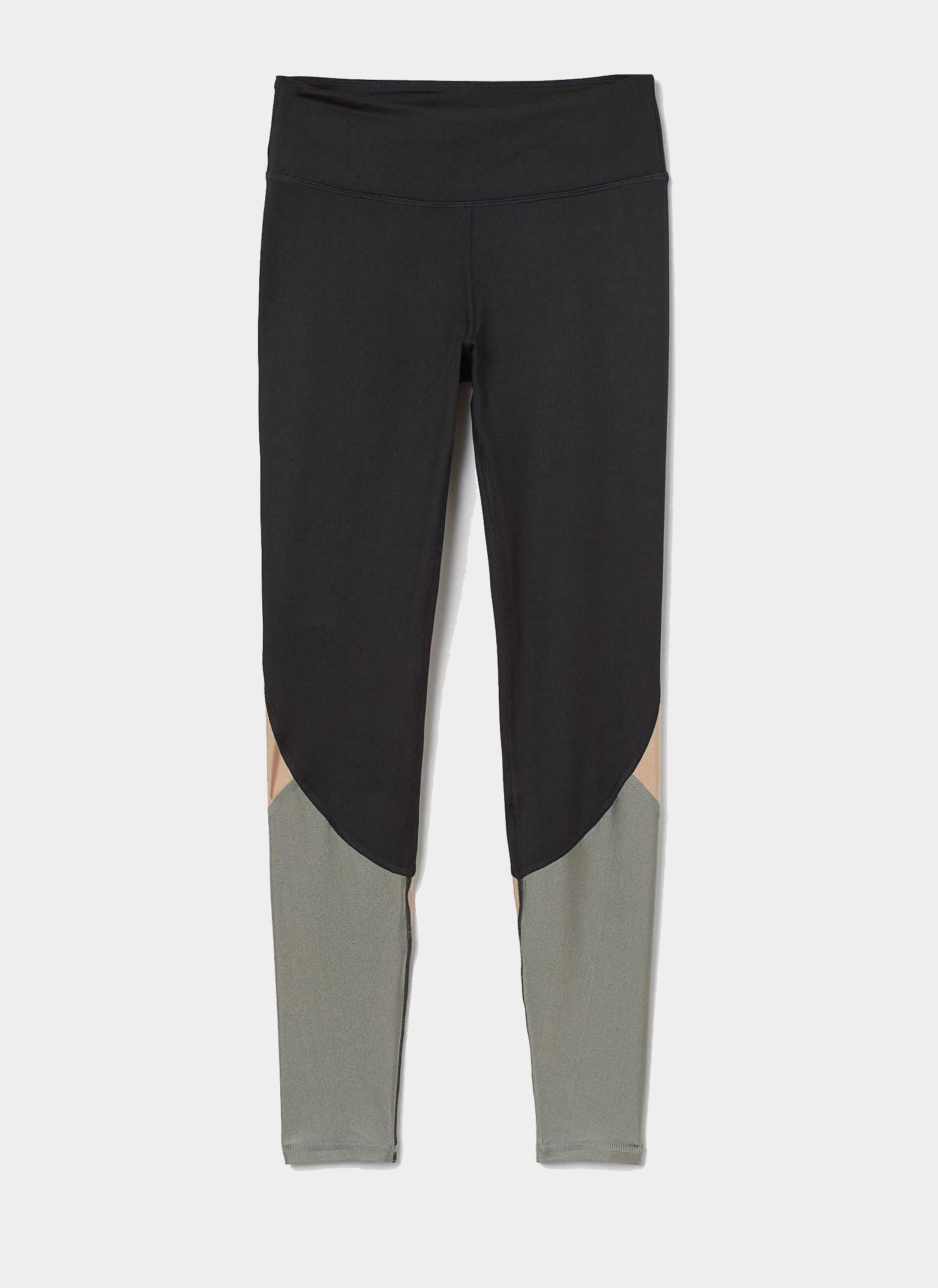 

Спортивные леггинсы H&M 103-8525842 M Черные с серым