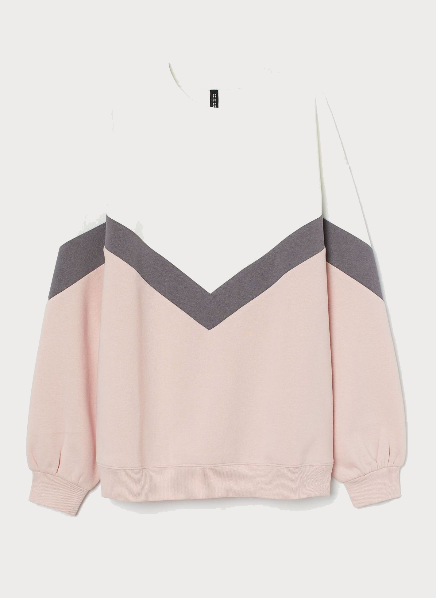 

Свитшот H&M 103-914886 S Белый с розовым