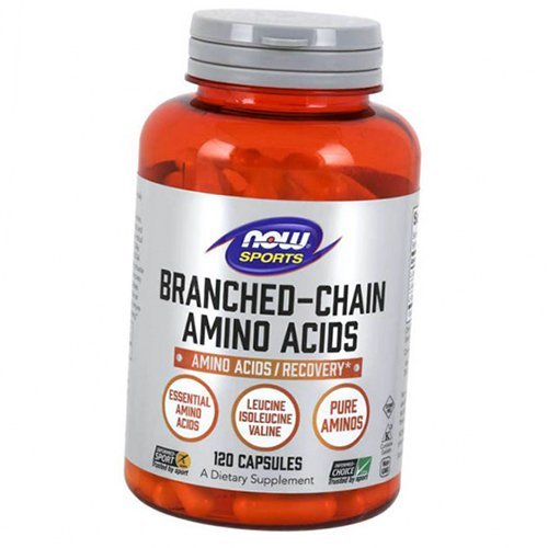 

Аминокислоты BCAA, Branched Chain Amino, Now Foods 120капс (28128002)